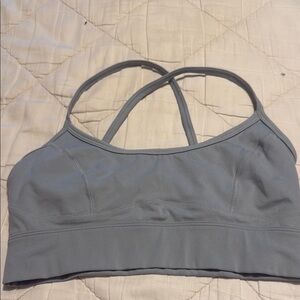 Gray Women's Sports Bra